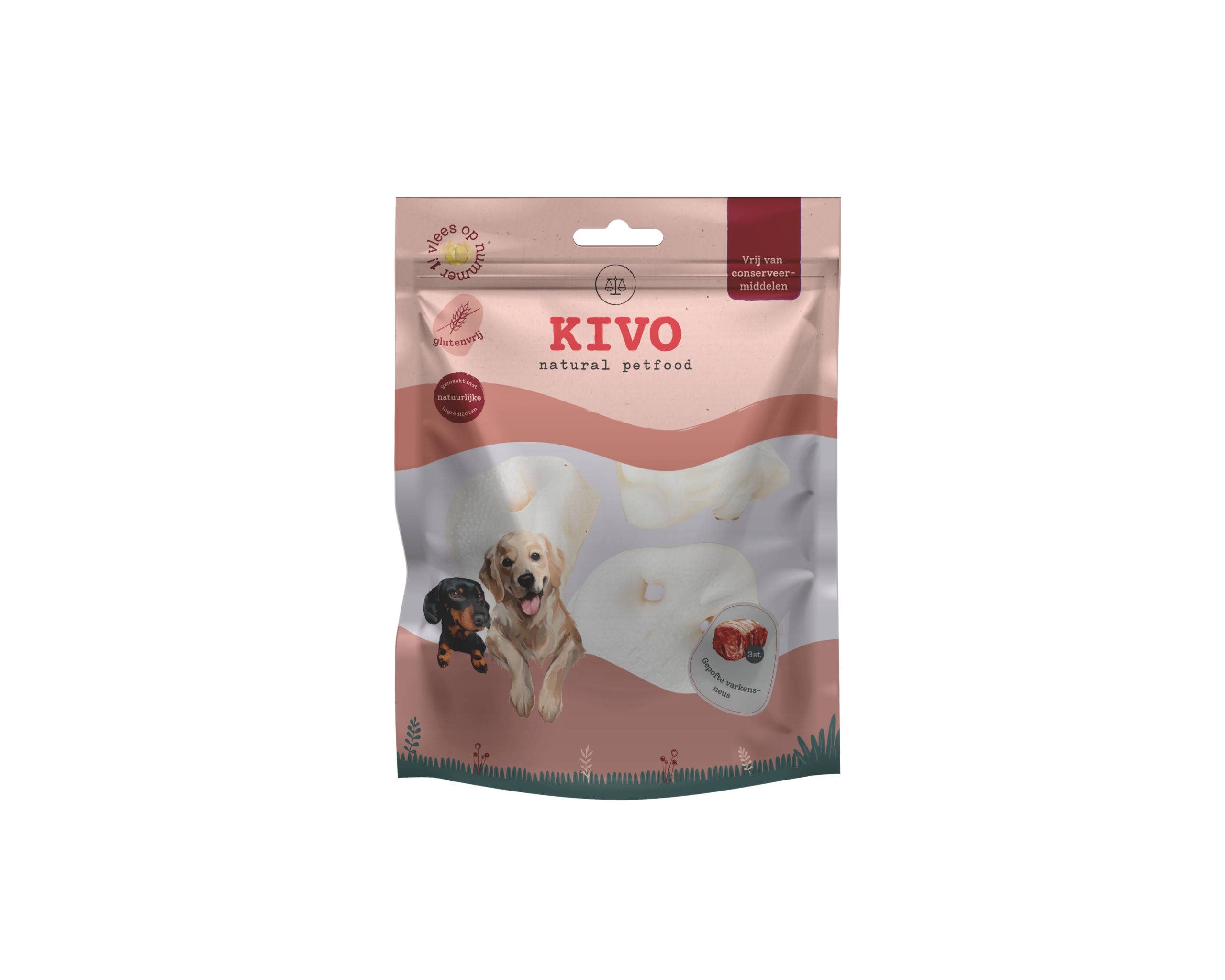 Kivo Gepofte Varkensneus - Honing