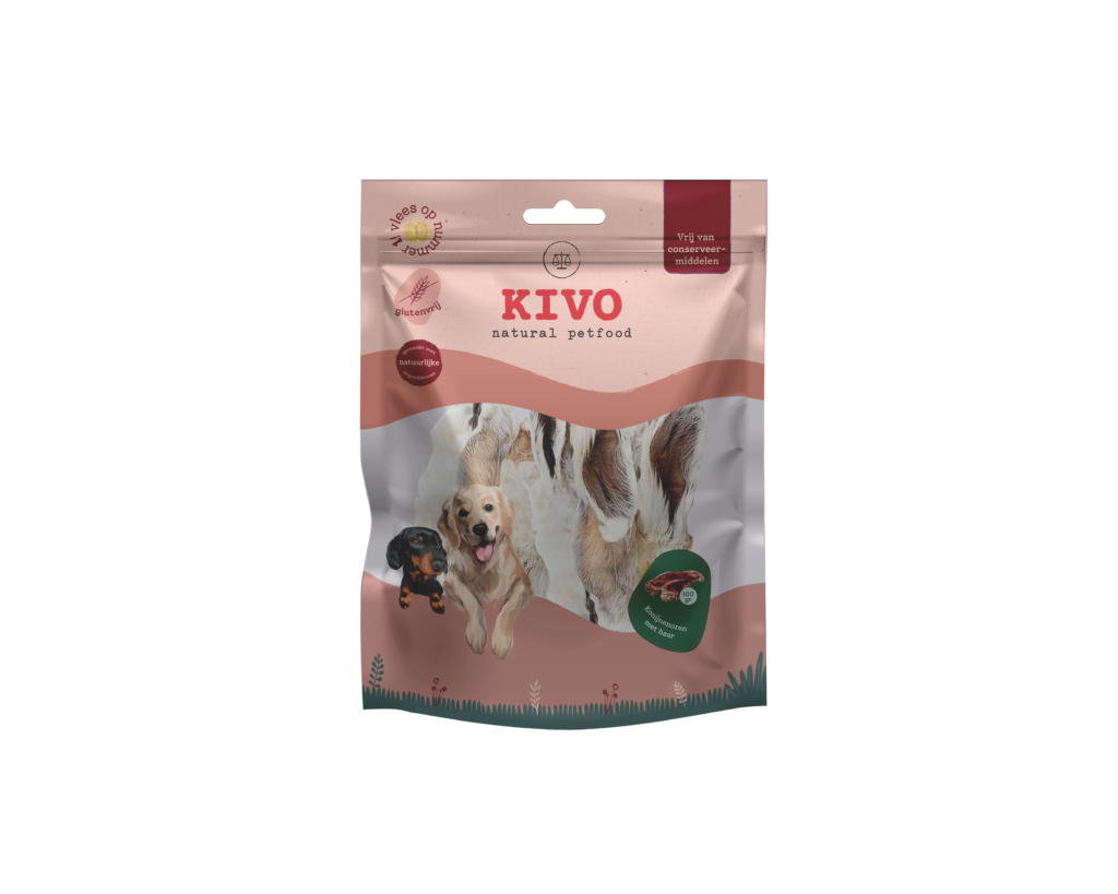 konijnenoren met haar 100gr small png