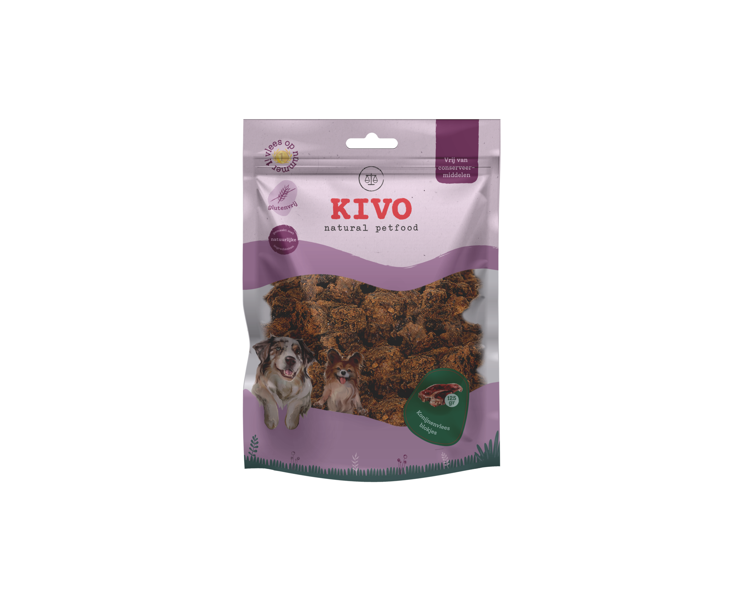 Kivo Konijnenvleesblokjes