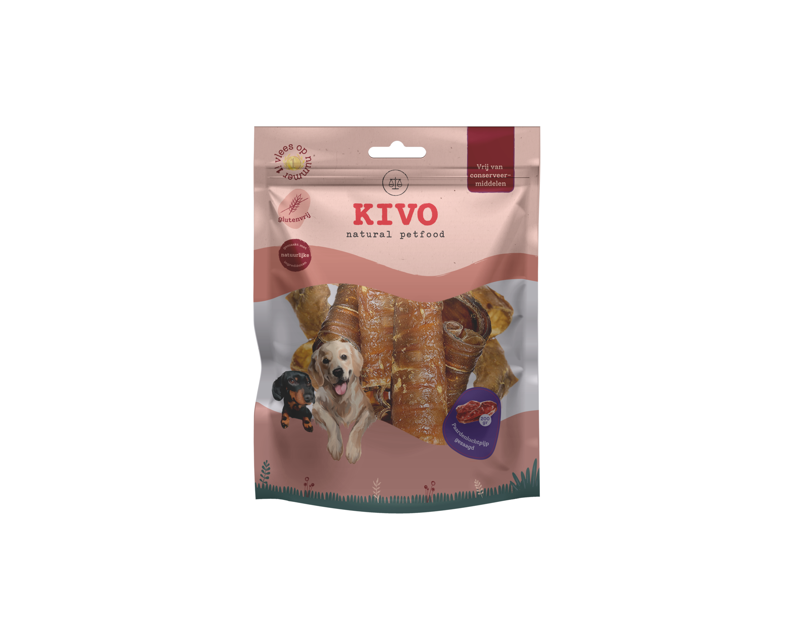 Kivo Paardenluchtpijp Gezaagd