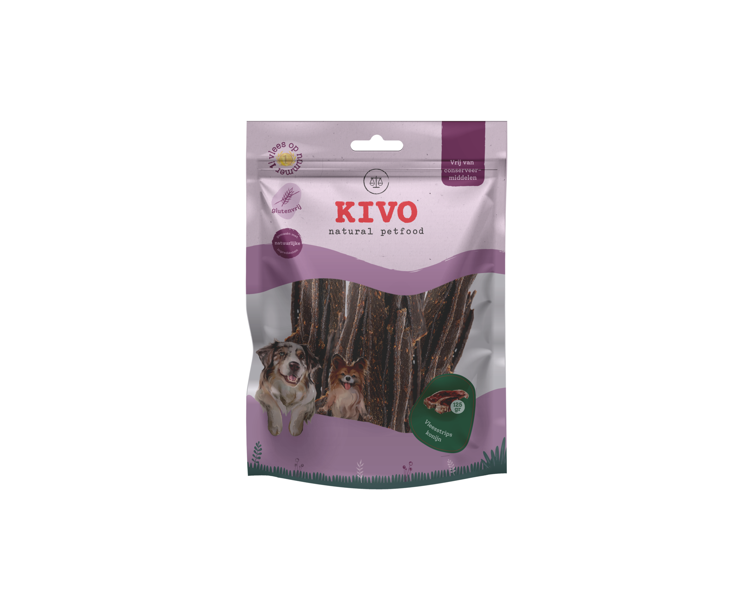 Kivo Vleesstrips Konijn