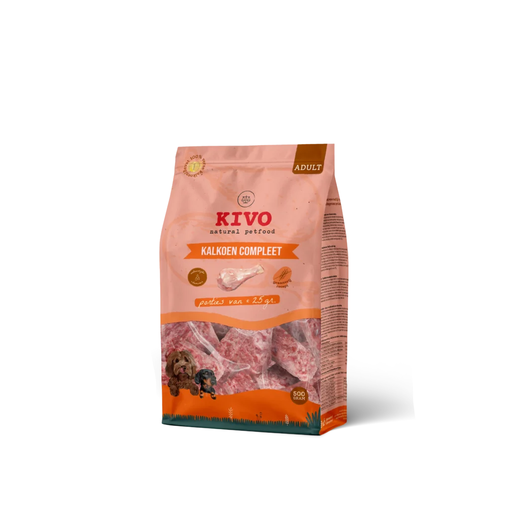 Kalkoen compleet Portie 500 gram