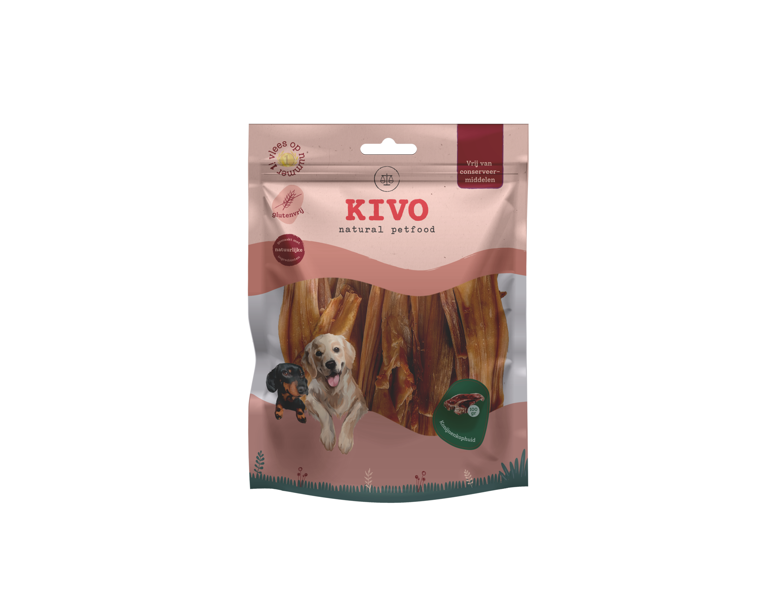 Kivo Konijnenkophuid Gezaagd